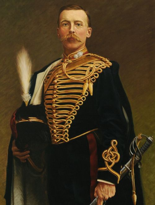 fig 1. SOLD....Portrait of Capt. Charles Beague St.John Mildmay c.1885; English School.