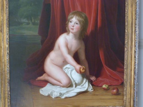 fig 1. Portrait of a Young Child 1797: Attributed to Jeanne-Elisabeth Chaudet.