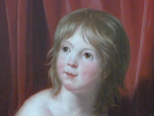 fig 2. Portrait of a Young Child 1797: Attributed to Jeanne-Elisabeth Chaudet.