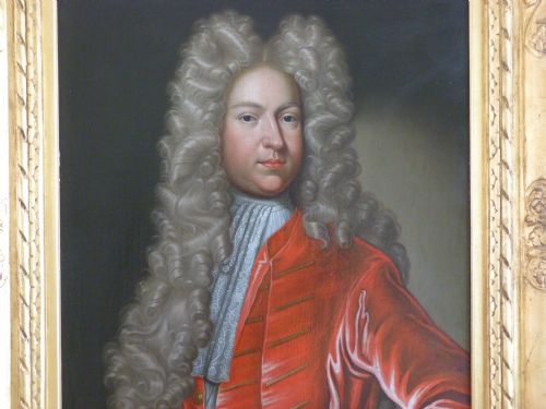 fig 1. SOLD....Portrait of a Gentleman c.1720: Circle of Hans Hysing.