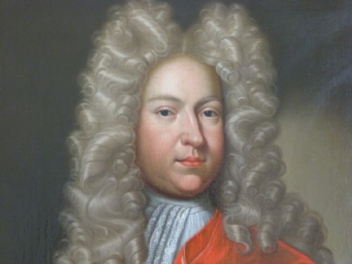 fig 2. SOLD....Portrait of a Gentleman c.1720: Circle of Hans Hysing.