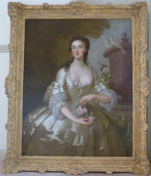 Sold....portrait of a Lady of the Orlebar Family C.1735, by John Vanderbank.