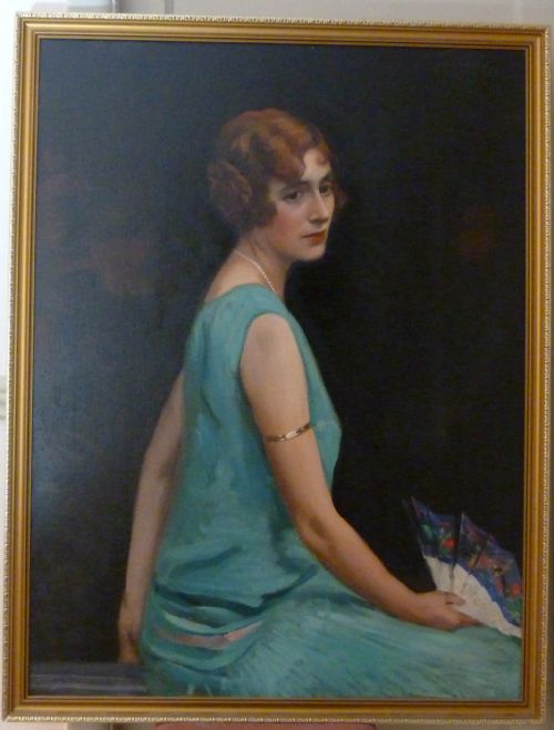 Sold....portrait of a Lady 1928, by Stephen Makepiece Wiens.
