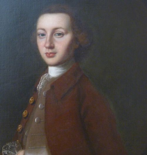 fig 1. Portrait of George Husey 1758, by Thomas Worlidge.