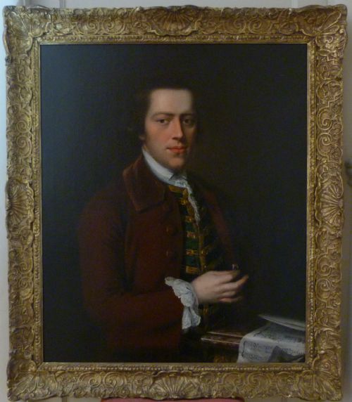Sold....portrait of Roger Simpinkson C.1760, by Sir George Chalmers.