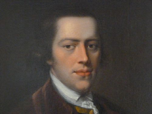 fig 2. SOLD....Portrait of Roger Simpinkson c.1760, by Sir George Chalmers.