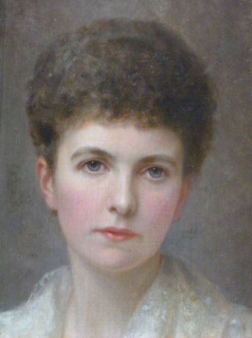 fig 1. Triple Portrait of The Hon. Mrs. Denham - Cookes and Her Children 1896, by Edward Hughes.