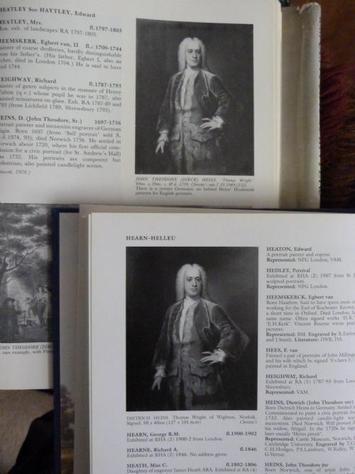 fig 4. Portrait of Thomas Wright 1739: by John Theodore Heins.