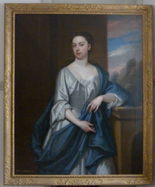 Portrait of Mrs. Harrison 1719, by Sir Godfrey Kneller.