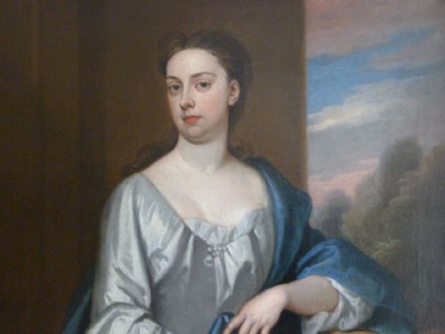fig 1. Portrait of Mrs. Harrison 1719, by Sir Godfrey Kneller.