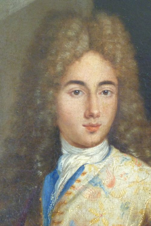 fig 1. Portrait of a Nobleman 1696, by Joseph-Guillaume du Plessis (Flanders 1653-1715 Marseille)