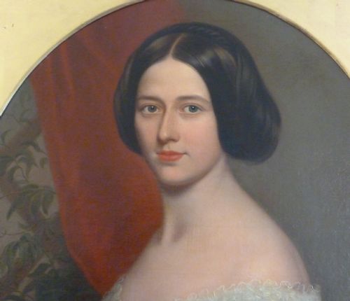 fig 1. Portrait of a Lady c.1840; Follower of Richard Buckner.