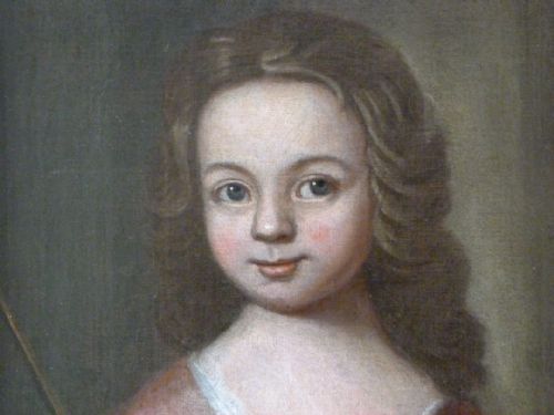 fig 1. SOLD....Portrait of Jonathan King c.1720; English School.