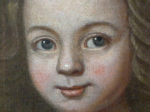 fig 2. SOLD....Portrait of Jonathan King c.1720; English School.