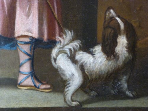 fig 4. SOLD....Portrait of Jonathan King c.1720; English School.