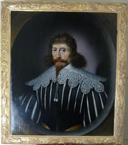 Portrait of a Nobleman C. 1635; Attributed to Cornelius Johnson.