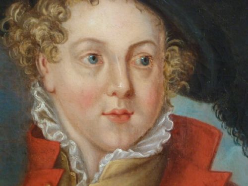 fig 2. Portrait of a Boy and Lamb c. 1825 by F. Scarfe.