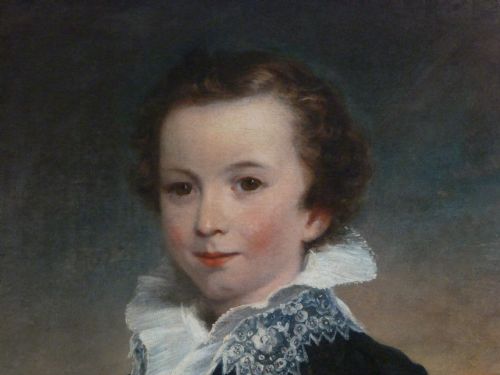fig 1. Portrait of a Young Boy and his Dog c. 1820; Circle of Sir Thomas Beechey.