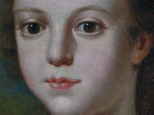 fig 3. Portrait of Elizabeth or Frances Brooke; Follower of Bartholomew Dandridge.