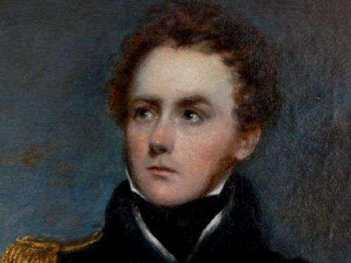 fig 2. SOLD....Portrait of a Royal Navy captain c.1810; Follower of Sir Thomas Lawrence.
