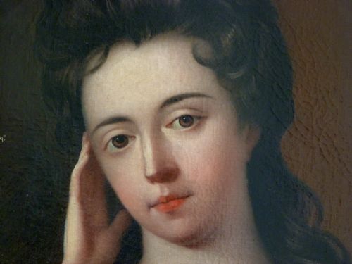 fig 2. Portrait of Mary, wife of George Perrott, early 18th century; Follower of Jonathan Richardson.