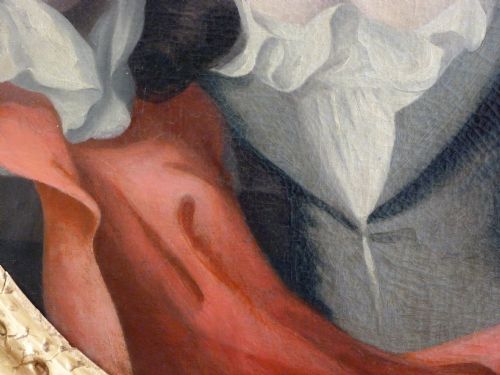 fig 4. Portrait of Mary, wife of George Perrott, early 18th century; Follower of Jonathan Richardson.