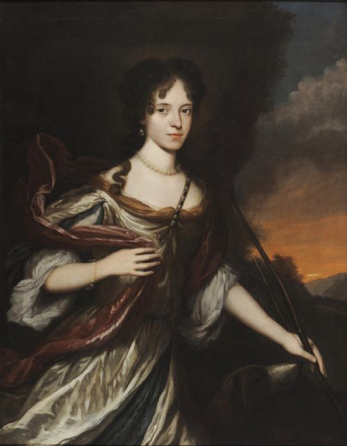 Portrait of a Lady as the Goddess Diana C.1640; Circle or Studio of Jan Mytens.