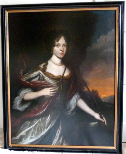 fig 1. Portrait of a Lady as the Goddess Diana c.1640; Circle or Studio of Jan Mytens.