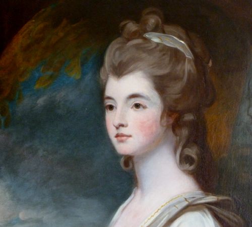 fig 2. SOLD...Portrait of Elizabeth Sutherland Leveson-Gower, Duchess-Countess of Sutherland 1782; Studio or Circle of Romney.