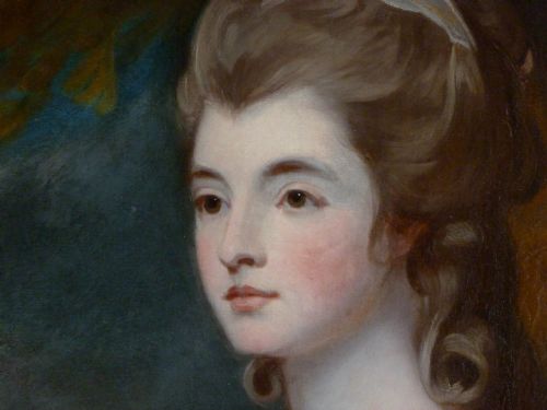 fig 3. SOLD...Portrait of Elizabeth Sutherland Leveson-Gower, Duchess-Countess of Sutherland 1782; Studio or Circle of Romney.