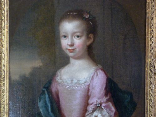 fig 1. Portrait of a Girl c.1735: Circle of Joseph Highmore.