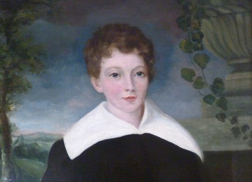 fig 1. Portrait of a young Boy, early 19th century; English School.