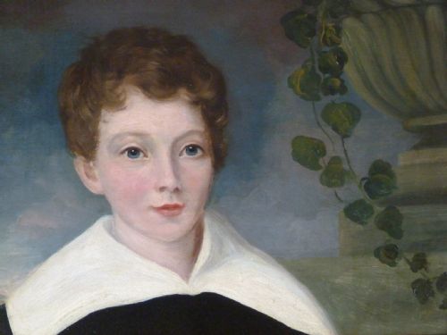 fig 2. Portrait of a young Boy, early 19th century; English School.