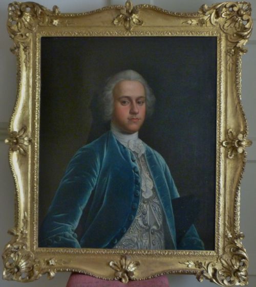 Portrait of a Gentleman C.1745; Attributed to Petrus Johannes Van Reyschoot.