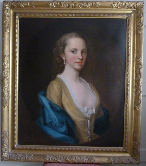 Sold....portrait of a Lady C.1720; Attributed to William Aikman.