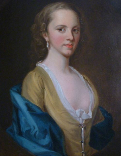 fig 1. SOLD....Portrait of a Lady c.1720; Attributed to William Aikman.