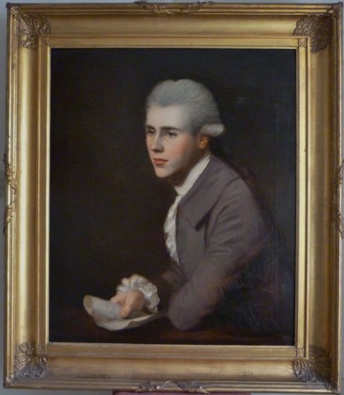Sold....portrait of a Gentleman C.1770; Circle of Joseph Wright of Derby.