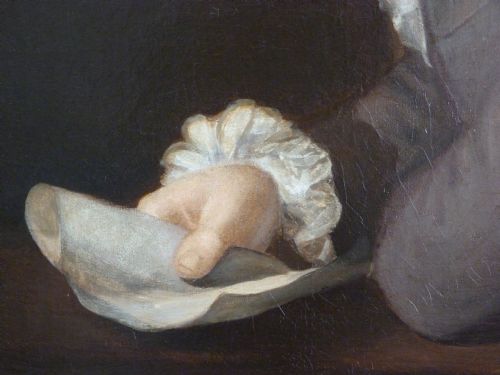 fig 4. SOLD....Portrait of a Gentleman c.1770; Circle of Joseph Wright of Derby.