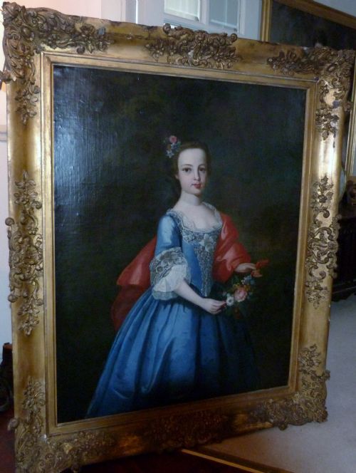 Portrait of Mary Trelawney Wigan C.1752; Follower of Allan Ramsay.