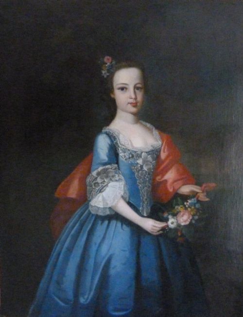 fig 1. Portrait of Mary Trelawney Wigan c.1752; Follower of Allan Ramsay.