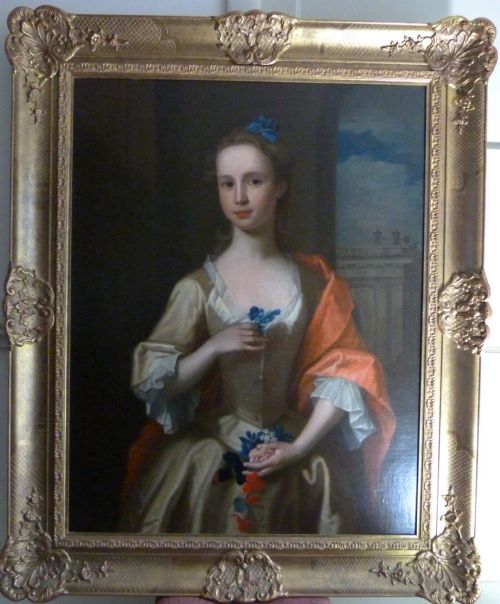 Portrait of a Young Lady C.1735 by Bartholomew Dandridge.