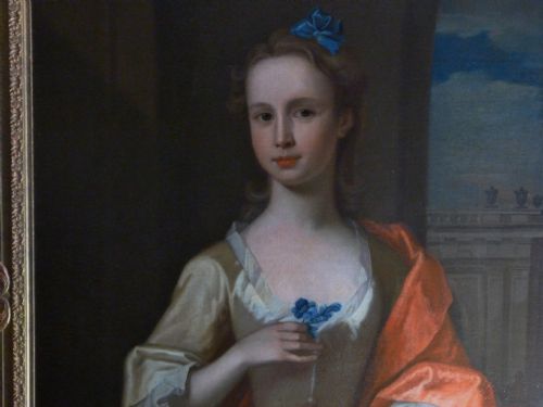 fig 2. Portrait of a Young Lady c.1735 by Bartholomew Dandridge.