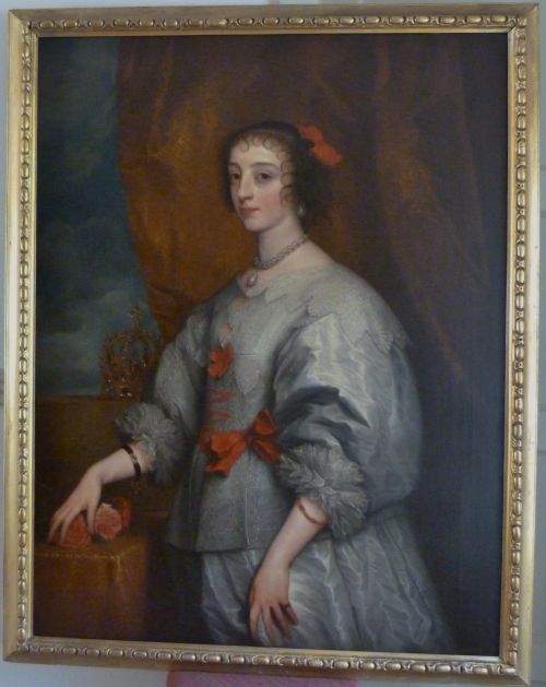 Sold....portrait of Queen Henrietta Maria, After Sir Anthony Van Dyck.
