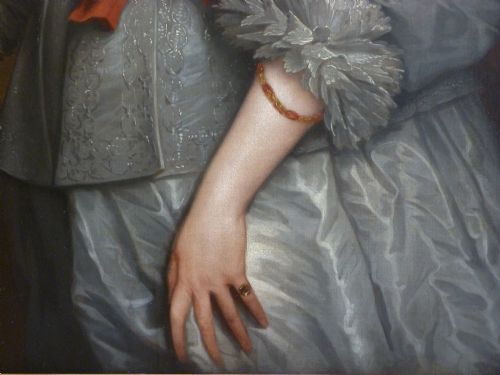 fig 5. SOLD....Portrait of Queen Henrietta Maria, After Sir Anthony Van Dyck.