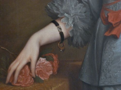 fig 3. SOLD....Portrait of Queen Henrietta Maria, After Sir Anthony Van Dyck.