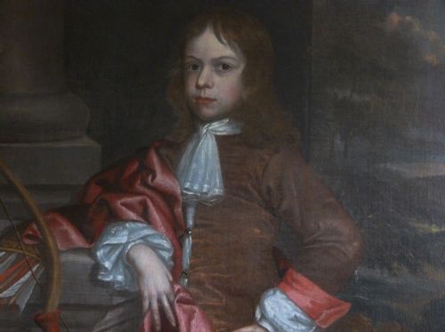 fig 1. Portrait of a Young Boy c.1690; Circle of Charles D'Agar.