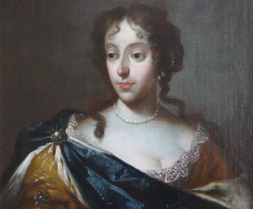 fig 1. Portrait of Princess Henriette Adelaide of Savoy c.1665; Continental School.