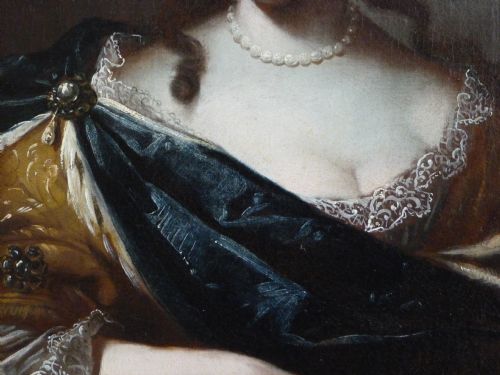 fig 3. Portrait of Princess Henriette Adelaide of Savoy c.1665; Continental School.