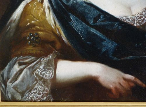 fig 4. Portrait of Princess Henriette Adelaide of Savoy c.1665; Continental School.