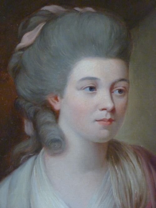 fig 1. Portrait of Mrs Christian c1780; Attributed to John Foldsone.